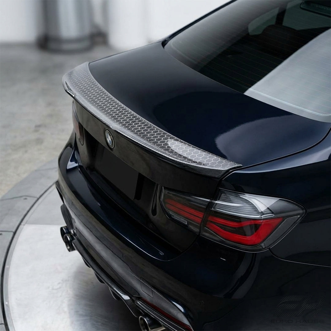 Honeycomb Carbon Fiber Rear Trunk Spoiler – BMW 3 Series F30