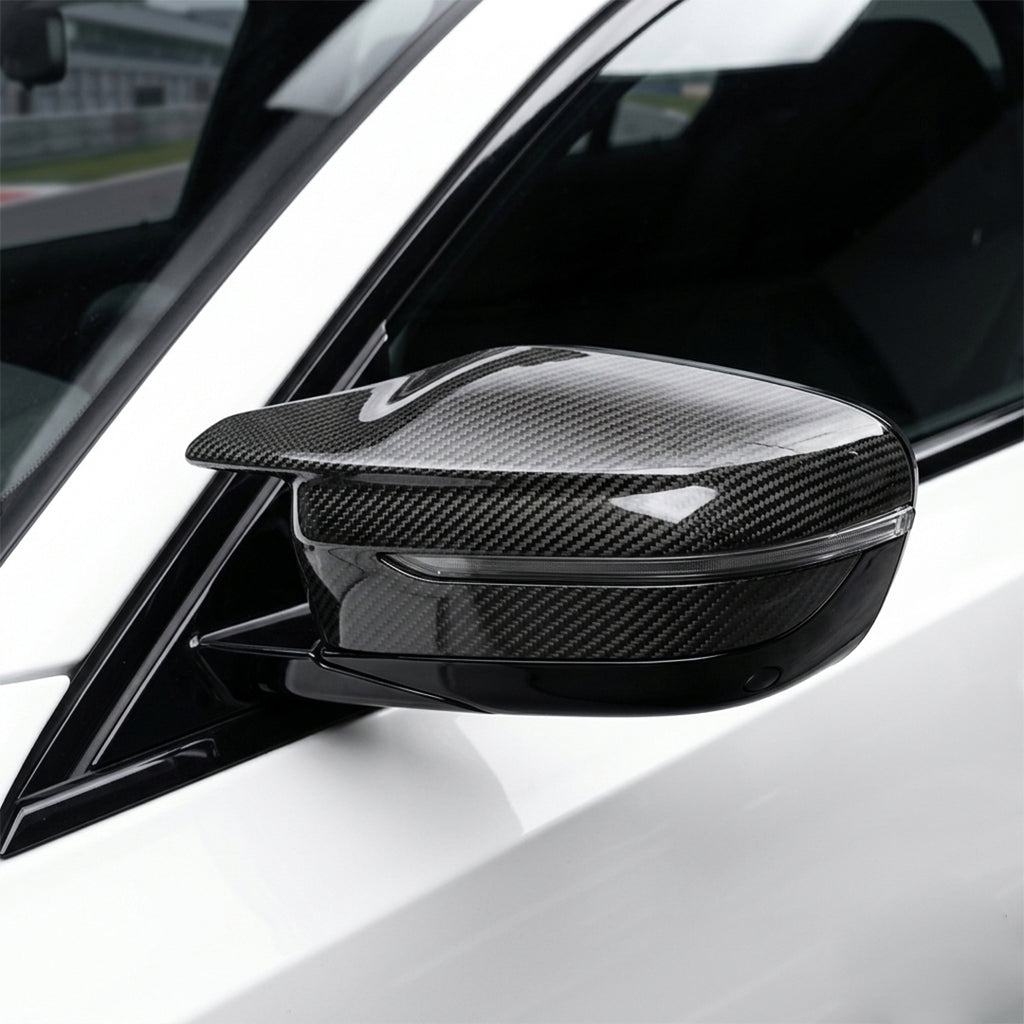 Carbon Fiber M4 Style Mirror Caps – BMW G20 / G30 / G22 / G11 / G14 (2020+)