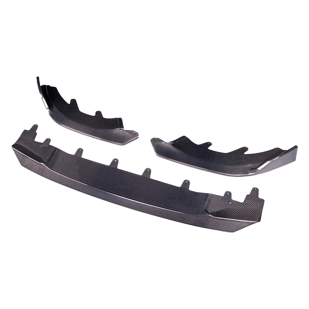 Carbon Fiber 3PC Front Bumper Lip – BMW 2 Series G42 Coupe