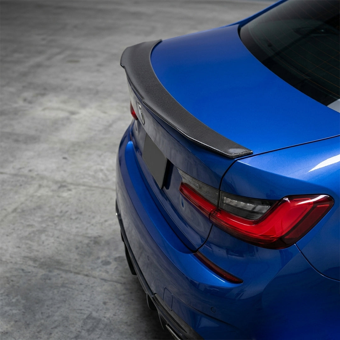 CS Style Carbon Fiber Rear Spoiler – BMW 3 Series G20 2019+