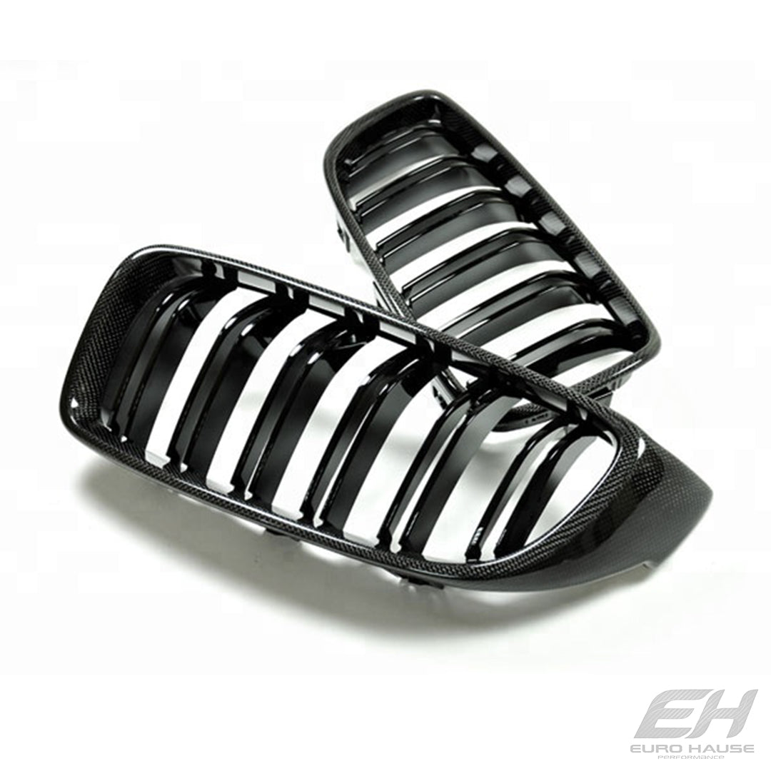 Carbon Fiber Kidney Grilles – BMW 4 Series F32 / F33 F36 / M3 F80 / M4 F82 / F83 (2014–2017)