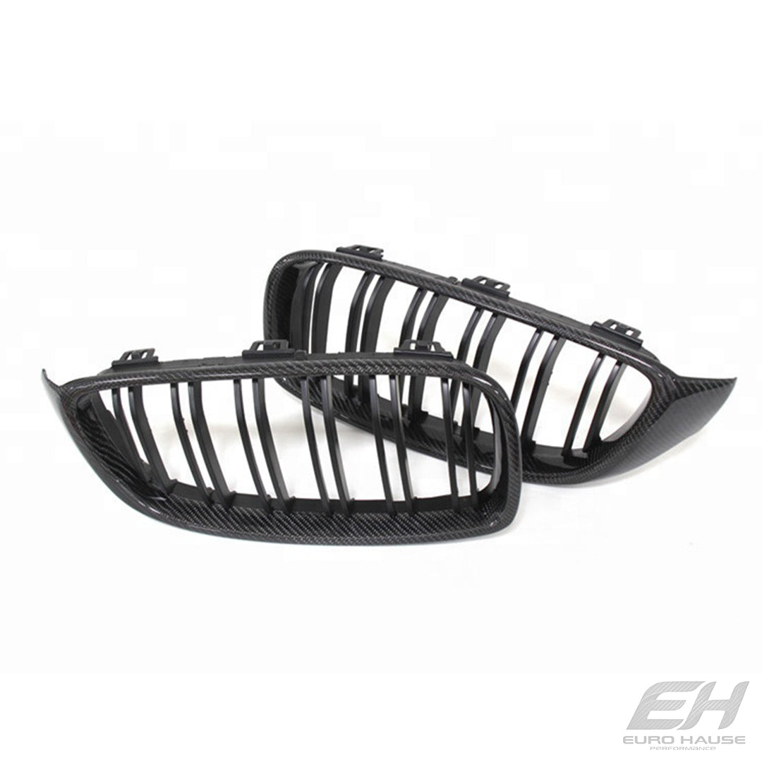 Carbon Fiber Kidney Grilles – BMW 4 Series F32 / F33 F36 / M3 F80 / M4 F82 / F83 (2014–2017)