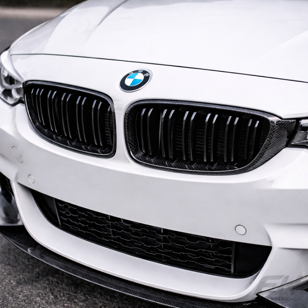 Carbon Fiber Kidney Grilles – BMW 4 Series F32 / F33 F36 / M3 F80 / M4 F82 / F83 (2014–2017)