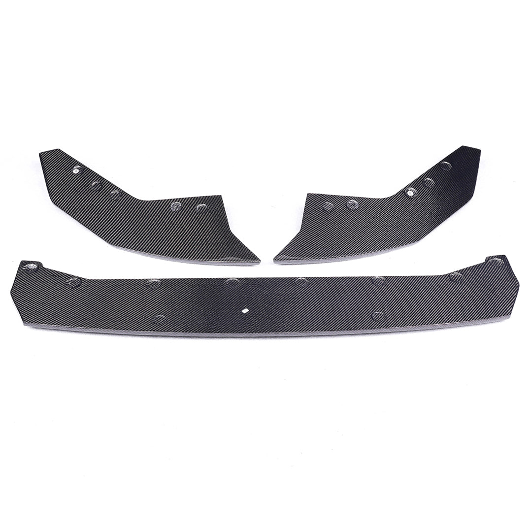 3-Piece VT Style Carbon Fiber Front Lip – BMW G20 LCI 2023+