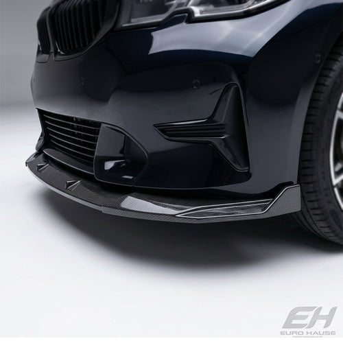 3-Piece VT Style Carbon Fiber Front Lip – BMW G20 LCI 2023+