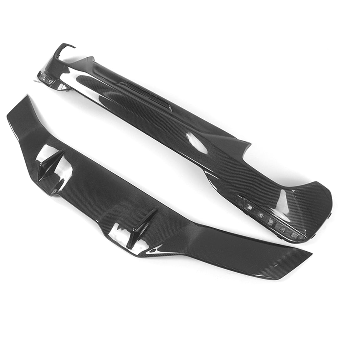 Carbon Fiber 2-Piece Rear Bumper Diffuser – BMW 5 Series G30 (2017–2023)