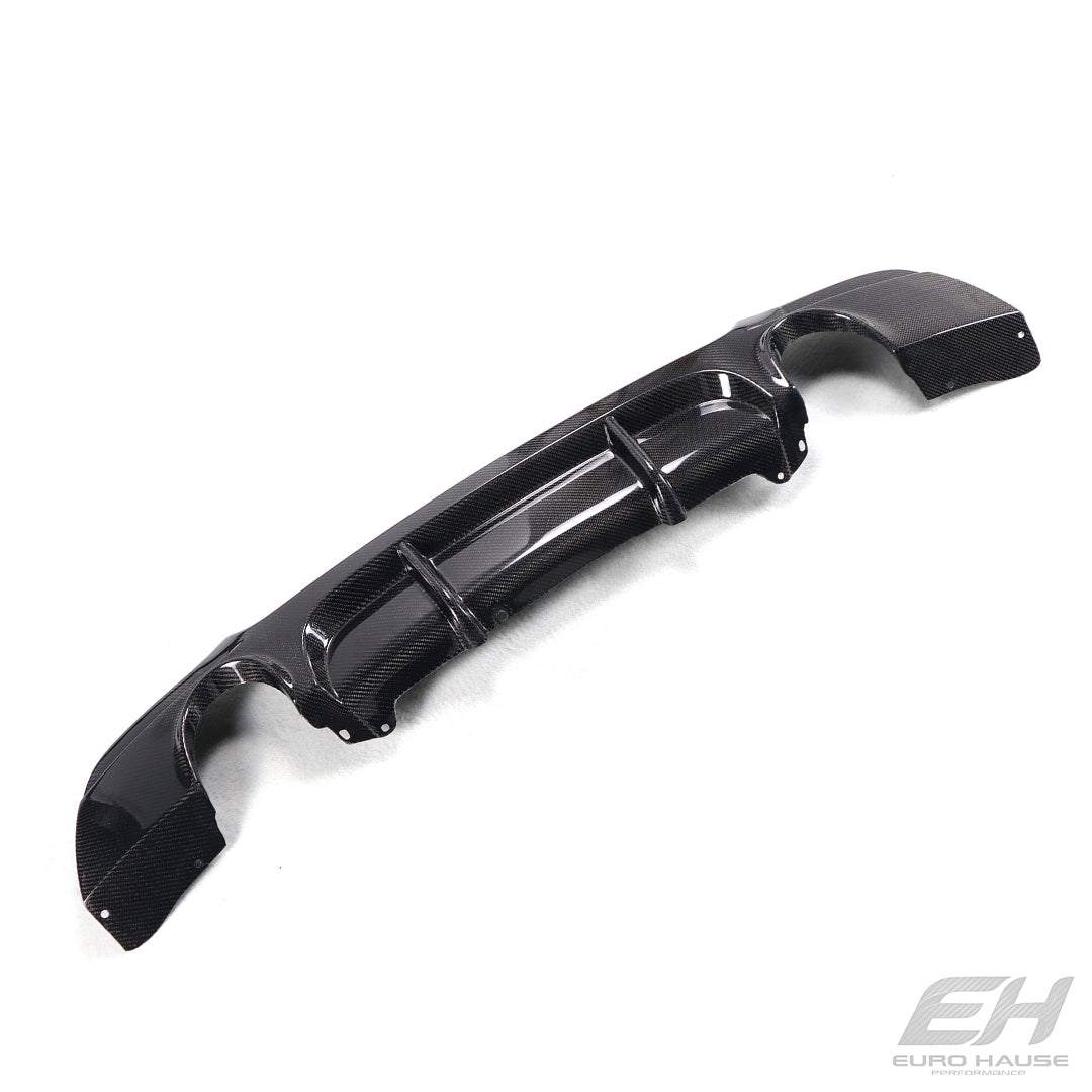 M Tech Carbon Fiber Rear Diffuser (Dual Tip) – BMW E92 (2006-2013)