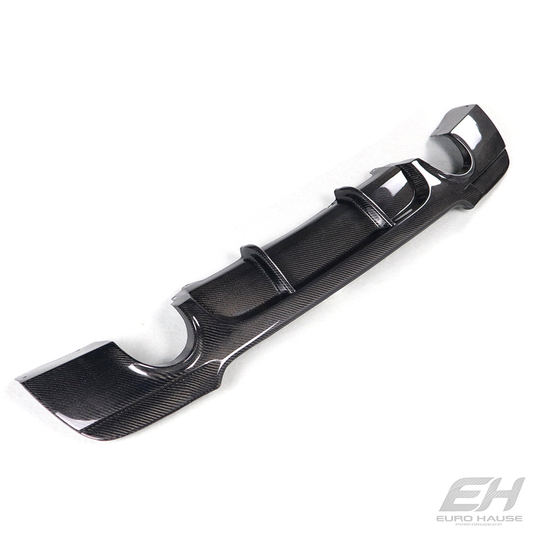 M Tech Carbon Fiber Rear Diffuser (Dual Tip) – BMW E92 (2006-2013)