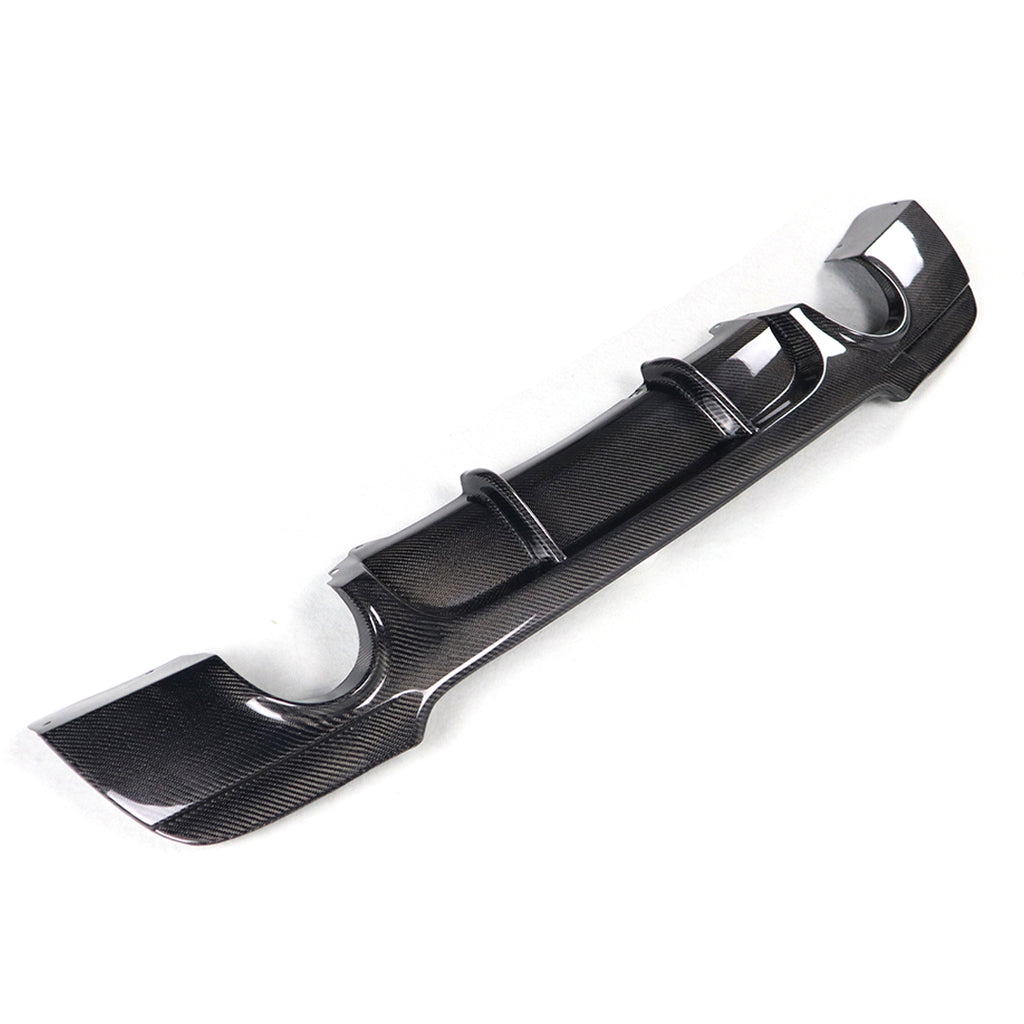 M Tech Carbon Fiber Rear Diffuser (Dual Tip) – BMW E92 (2006-2013)