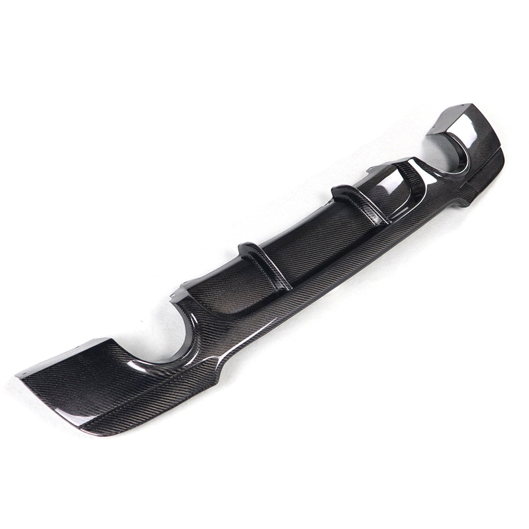 M Tech Carbon Fiber Rear Diffuser (Dual Tip) – BMW E92 (2006-2013)