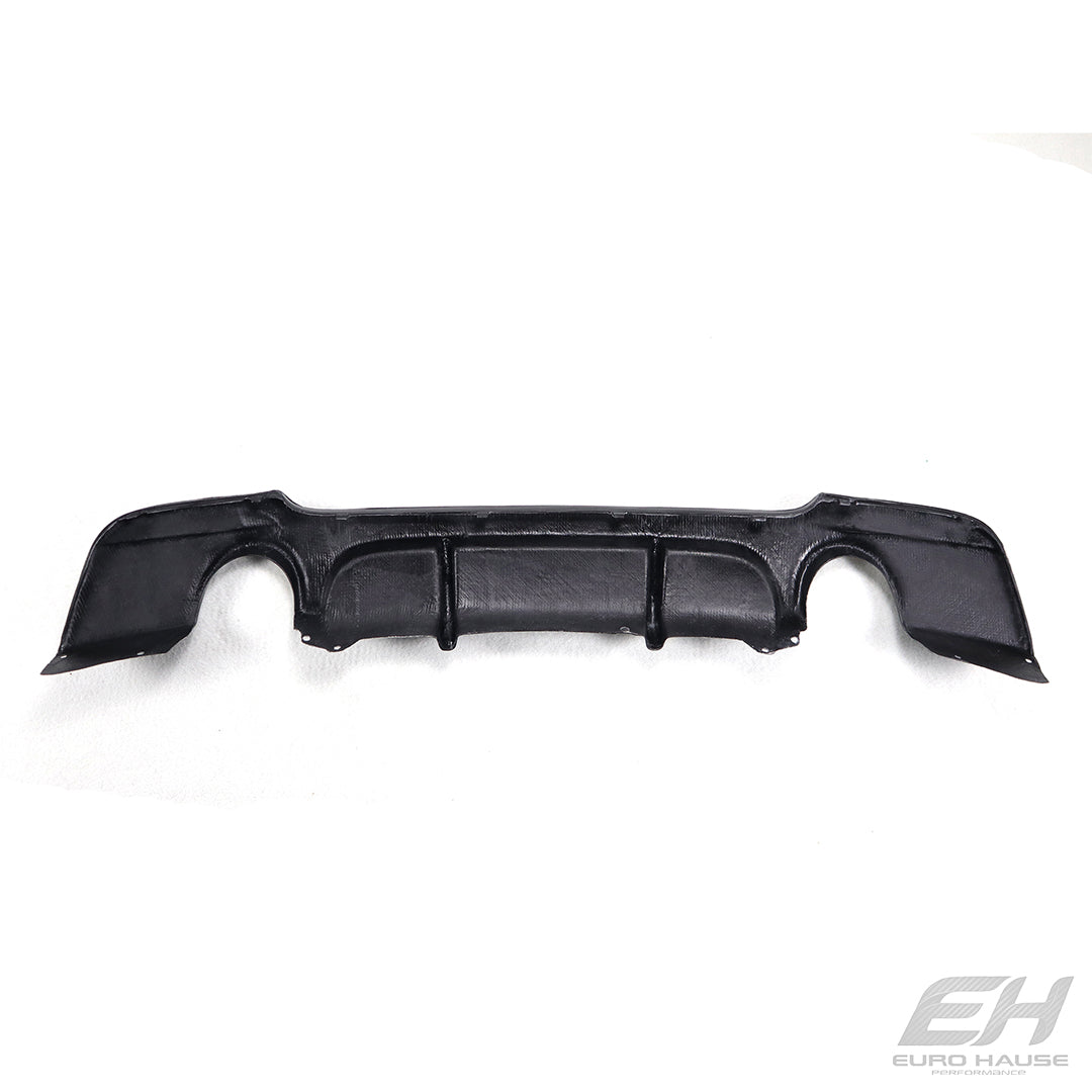 M Tech Carbon Fiber Rear Diffuser (Dual Tip) – BMW E92 (2006-2013)