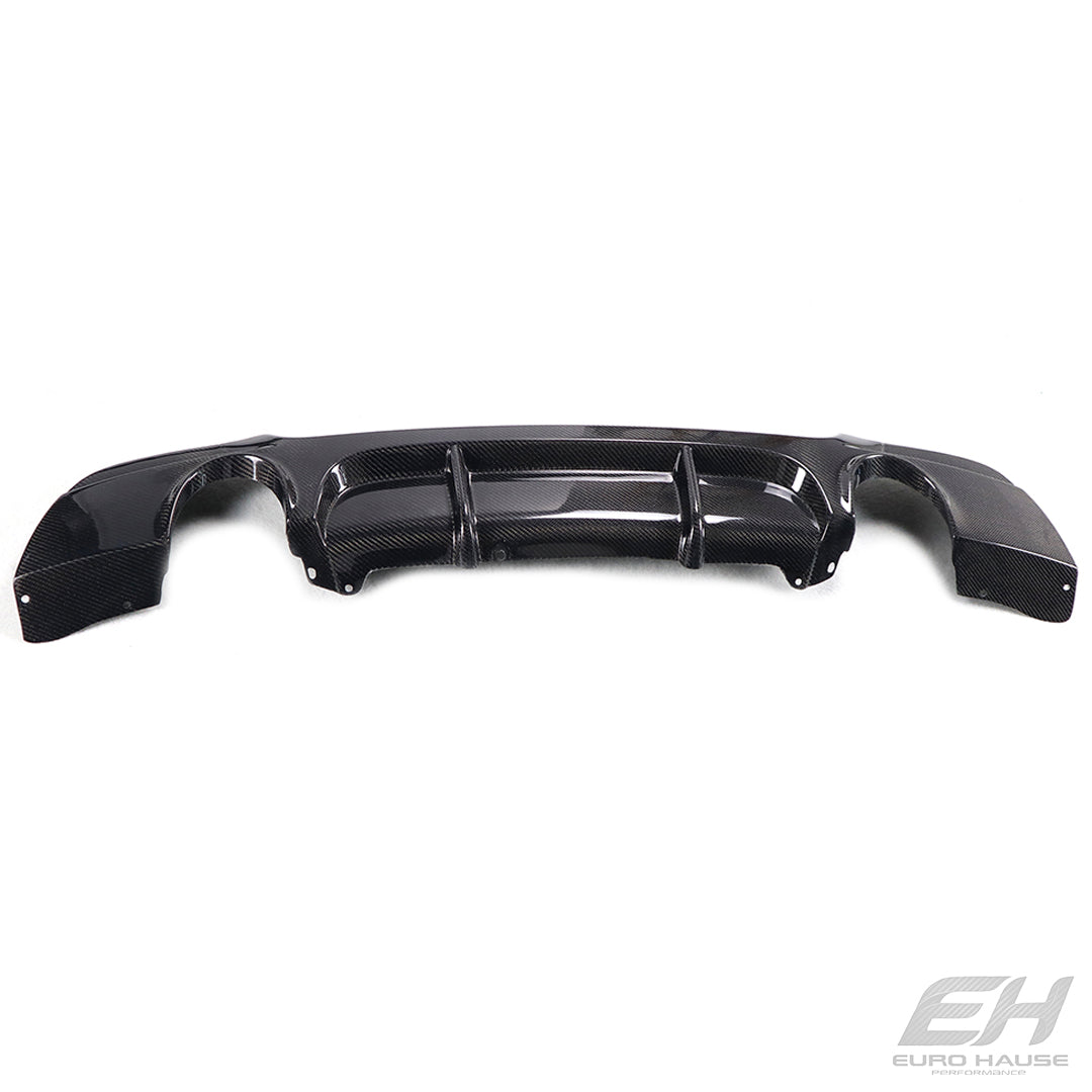 M Tech Carbon Fiber Rear Diffuser (Dual Tip) – BMW E92 (2006-2013)