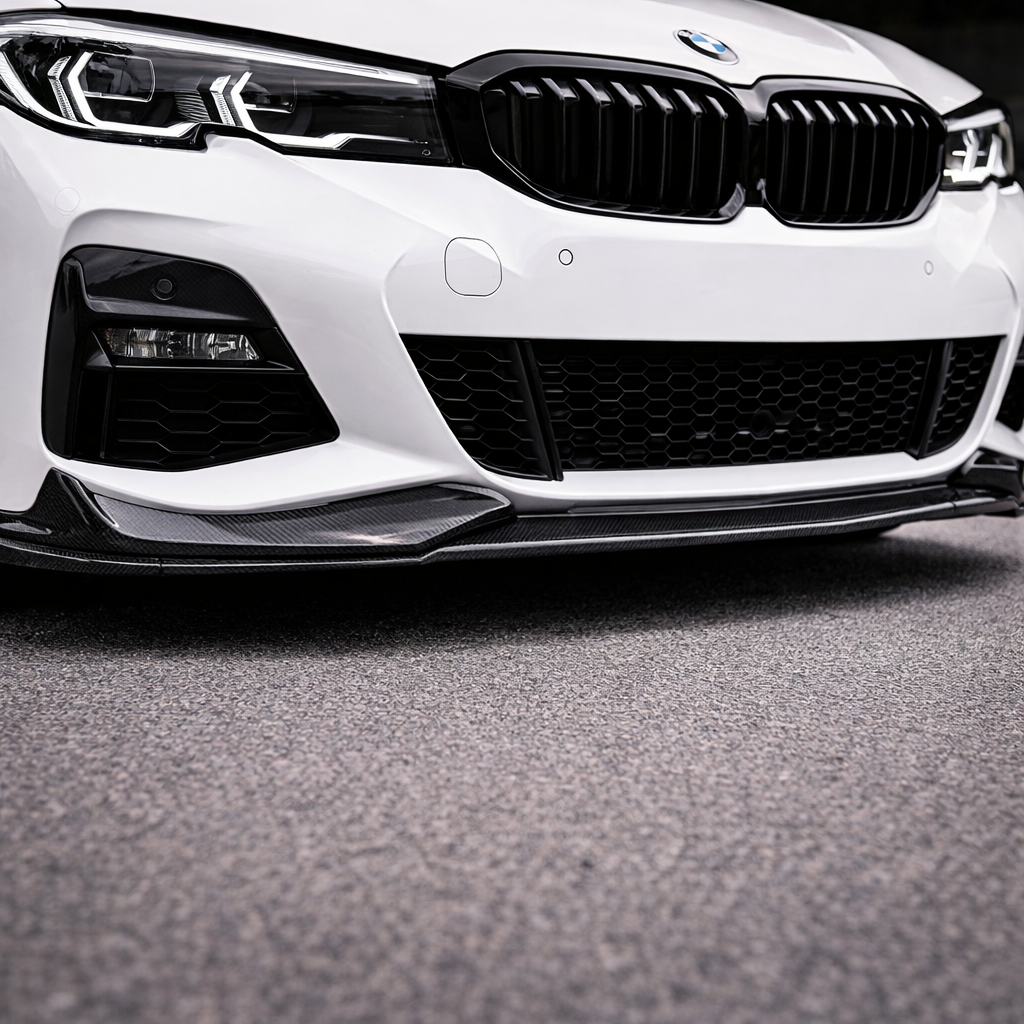 Carbon Fiber MP Style 3PC Front Bumper Lip – BMW G20