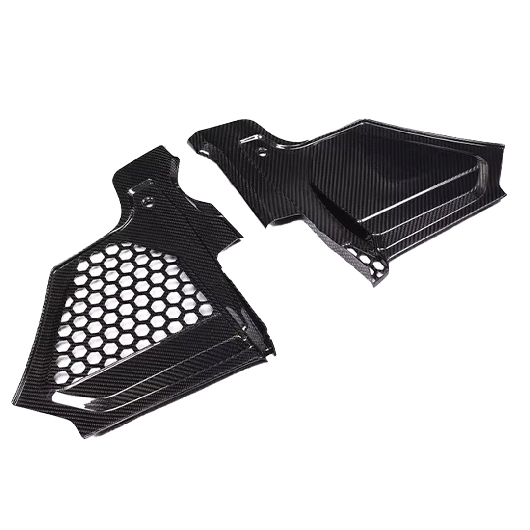Carbon Fiber Engine Bay Reservoir & Strut Tower Cover – 2-Piece Kit – BMW M3 G80 / M4 G82 G83 (2021+)