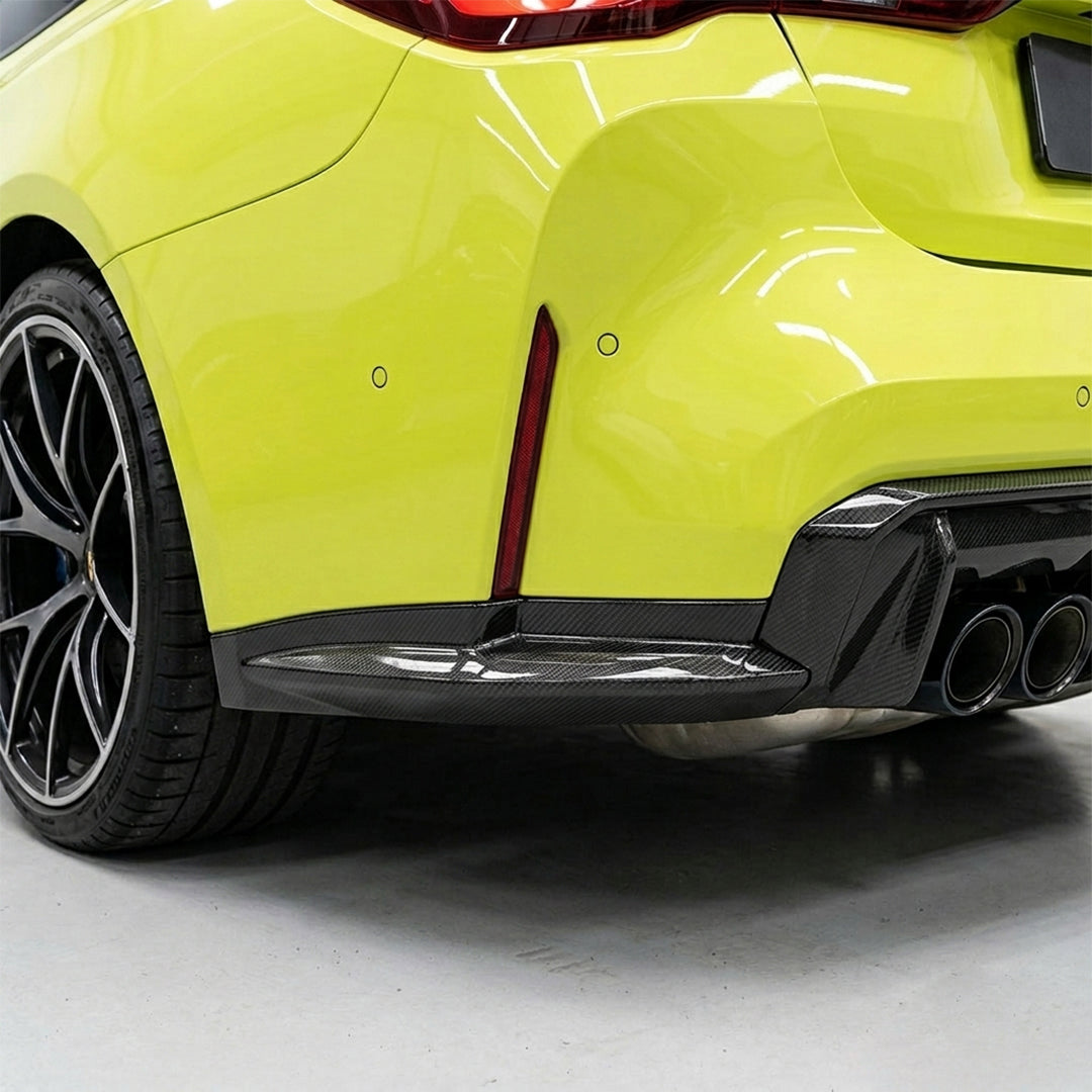 Carbon Fiber Rear Bumper Splitters (2 pcs) - BMW M3 & M4 G80 / G82 / G83 (2021+)