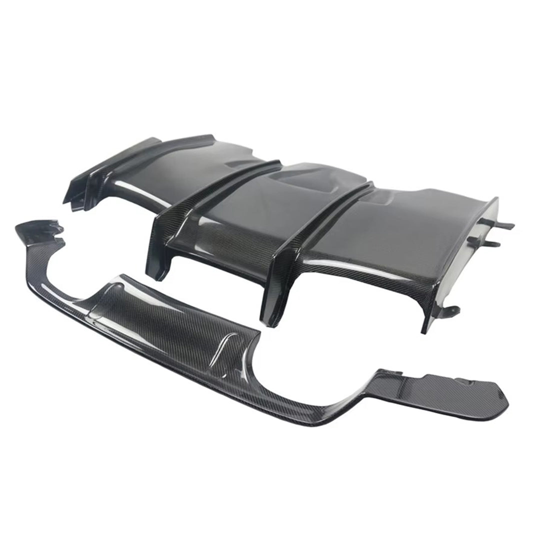 Carbon Fiber PSM Style Rear Diffuser (4 pcs) - BMW M3 & M4 F80 / F82 / F83 (2014-2020)