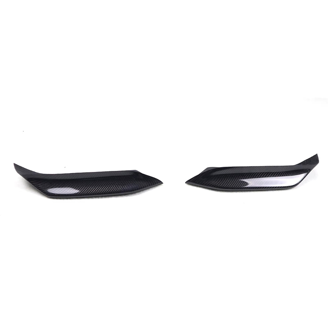 Carbon Fiber Front Bumper Side Splitter Flaps (2 pcs) - BMW M3 & M4 F80 / F82 / F83 (2015-2019)