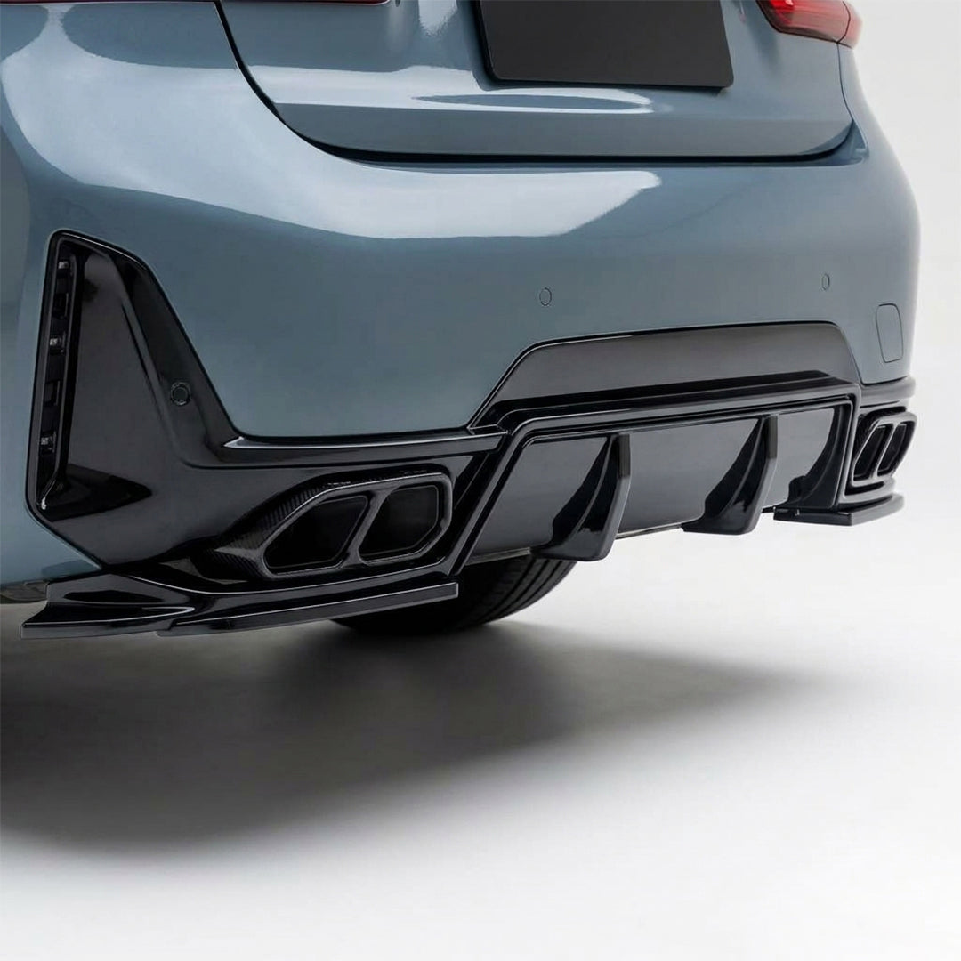 CP Style Gloss Black Rear Bumper Diffuser – BMW G20 LCI 3 Series (2022+)