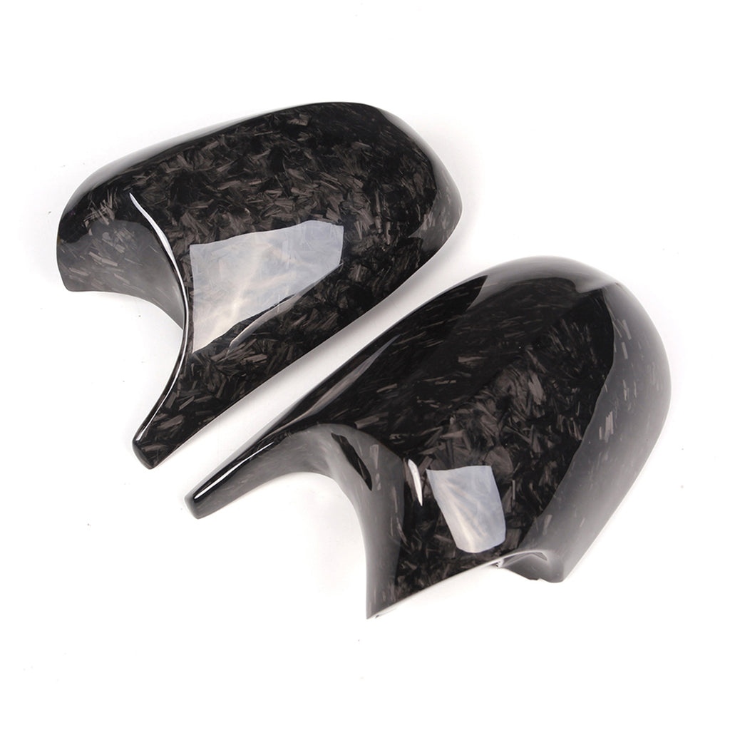 Forged Carbon M Style Replacement Mirror Covers – BMW E8x E9x Series (2007–2012)