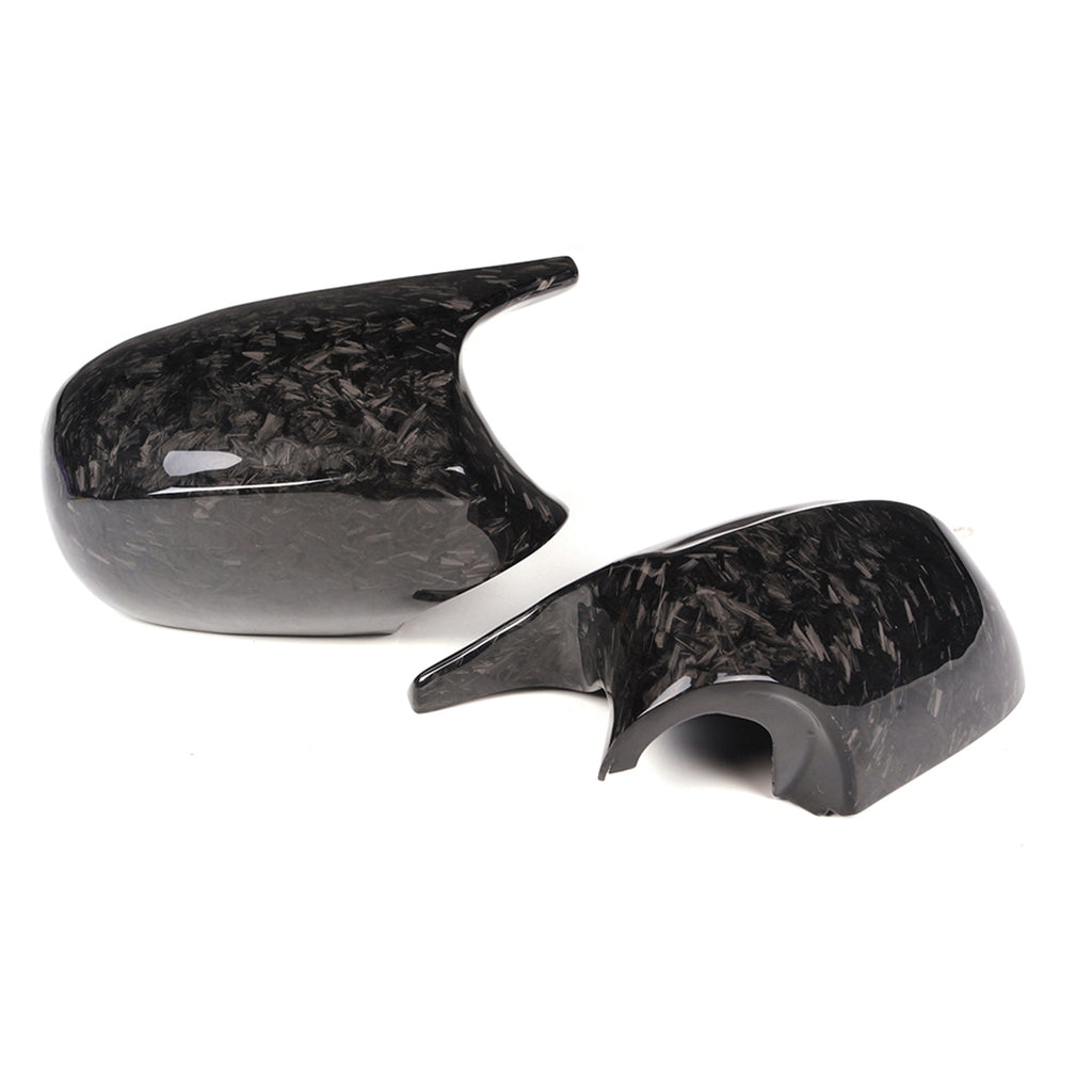 Forged Carbon M Style Replacement Mirror Covers – BMW E8x E9x Series (2007–2012)